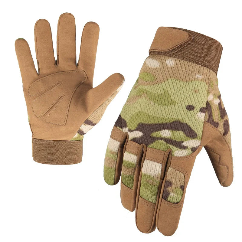 Men Tactical Gloves Touch Screen Sport Outdoor Paintball Combat Hiking Hunting Riding Bike Non-slip Breathable Cycling Equipment