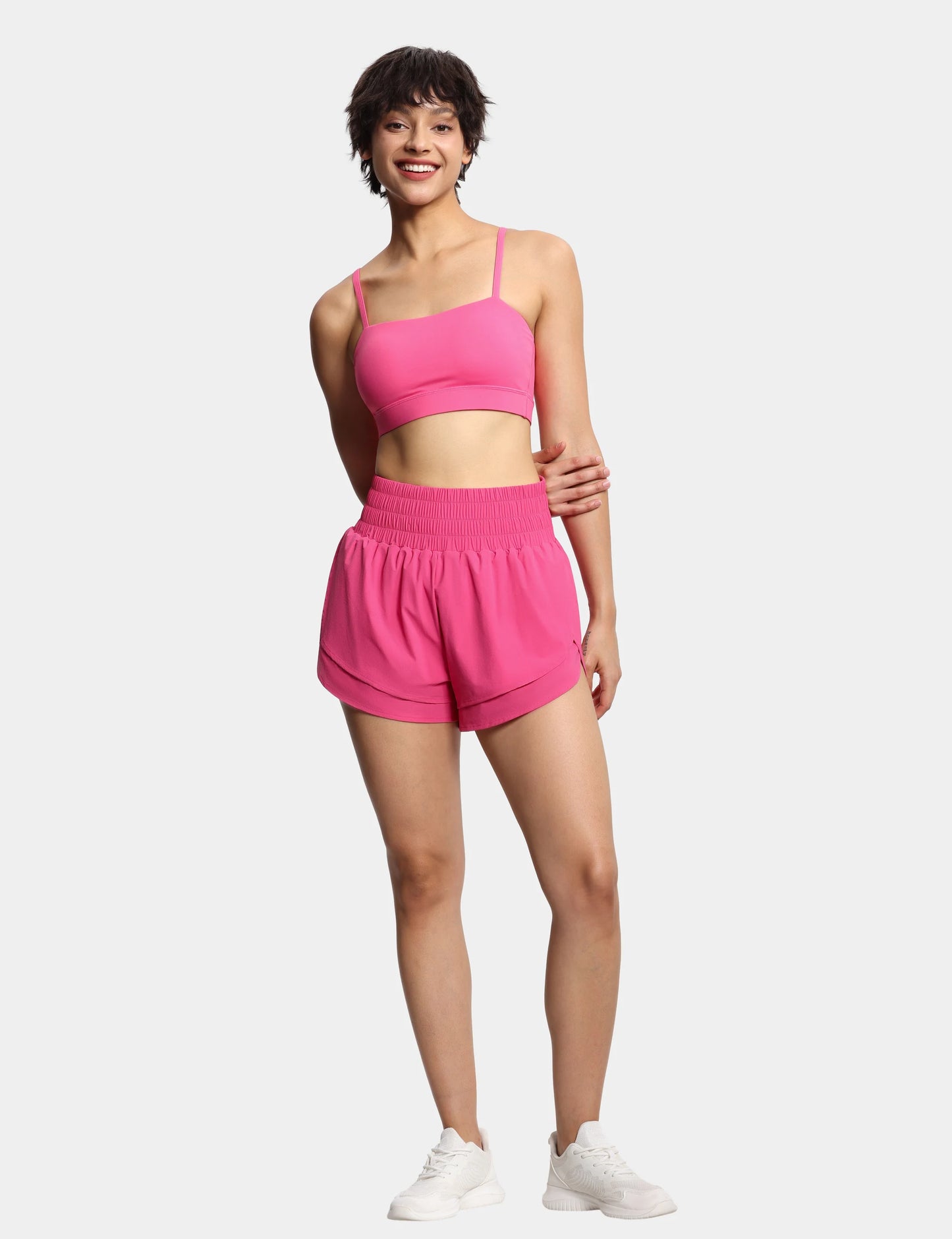 The Gym People High Waisted Quick Dry Athletic Shorts