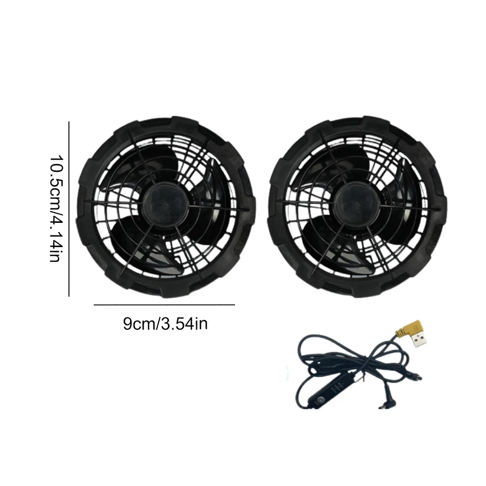 Portable Cooling Vest With Air Fan For Outdoor Work