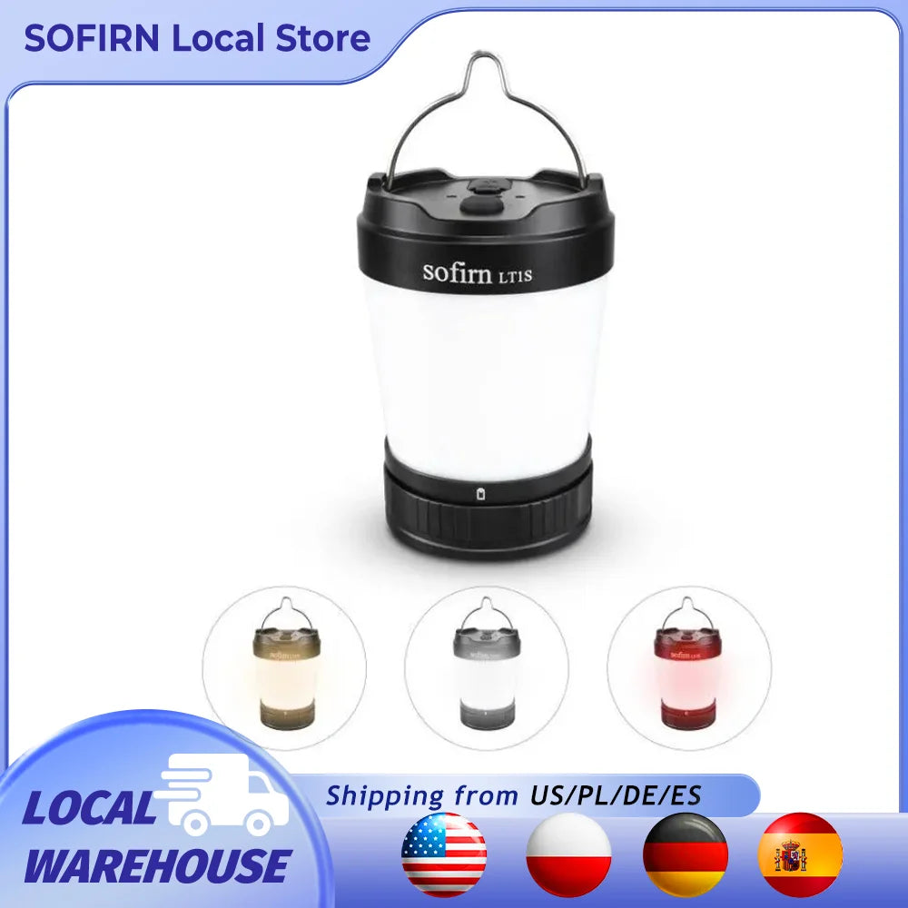 Sofirn LT1S Camping Light USB C 21700 Rechargeable Lantern Emergency