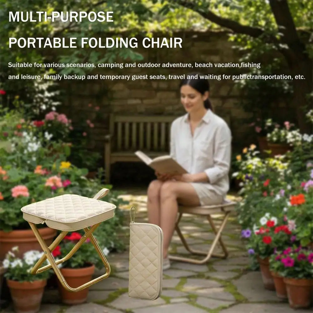 Camping Chair Collapsible Folding Chair With Strong Load Bearing Capacity