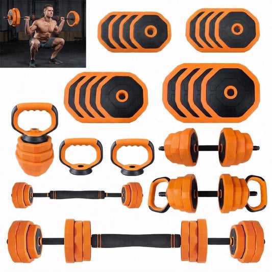 Adjustable Dumbbells Set For Home Gym 4 In 1 Multi Function
