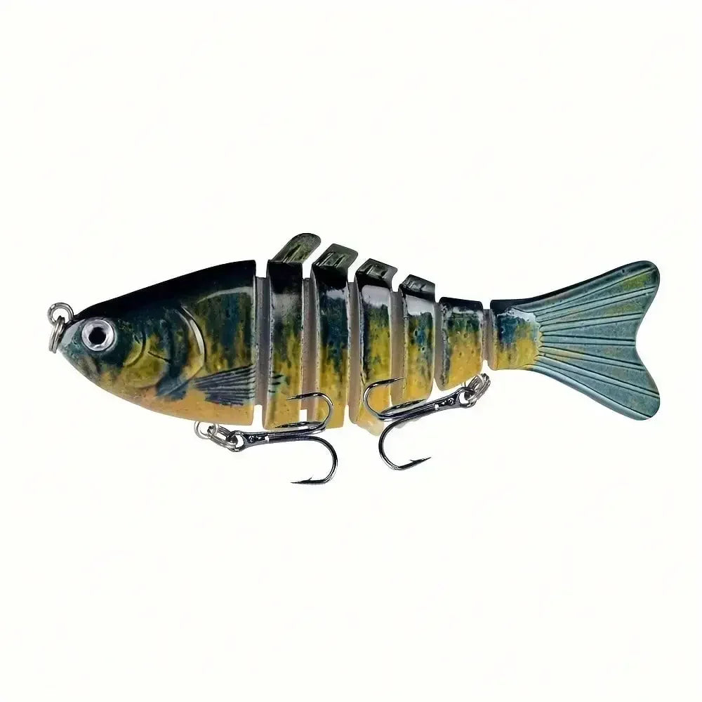 Multi Jointed 7 Segment Swimbait Lure Kit Freshwater Saltwater