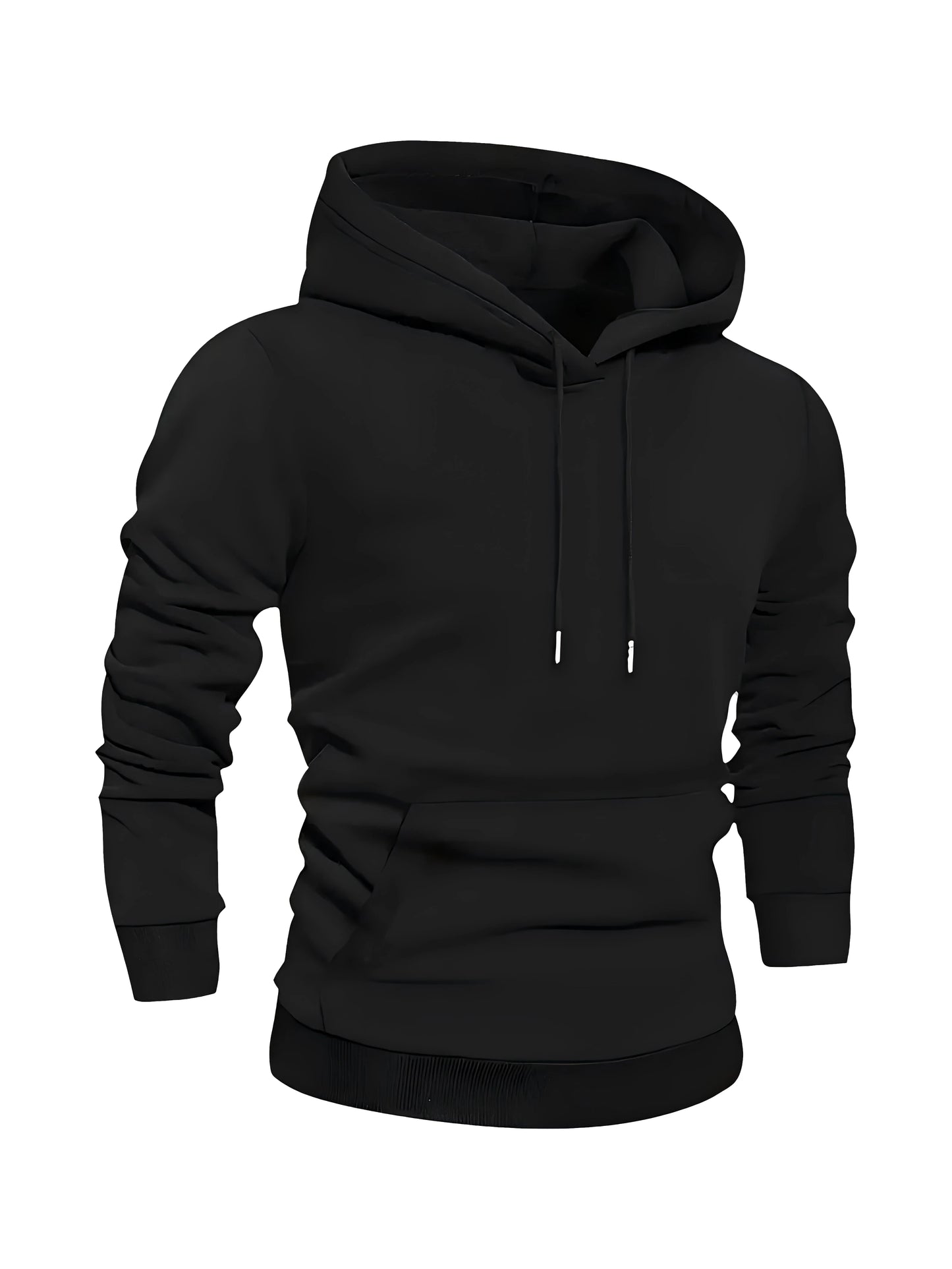 Mens Casual Hooded Sweatshirt Sweatpants Tracksuit Set