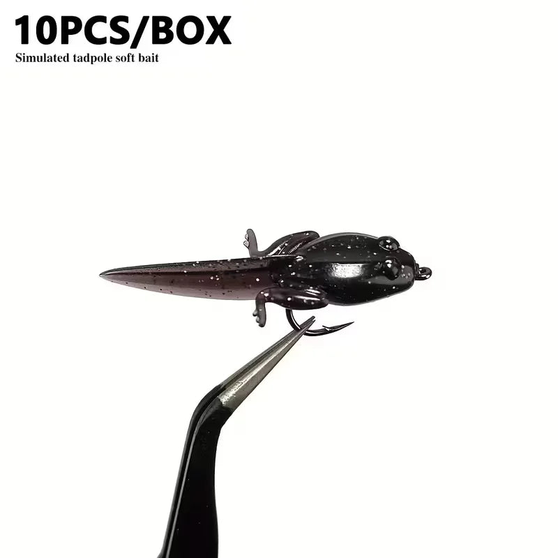 10/30 soft bodied small/large fly bait with hook - Realistic floating action bait - TPE material suitable for freshwater and sea