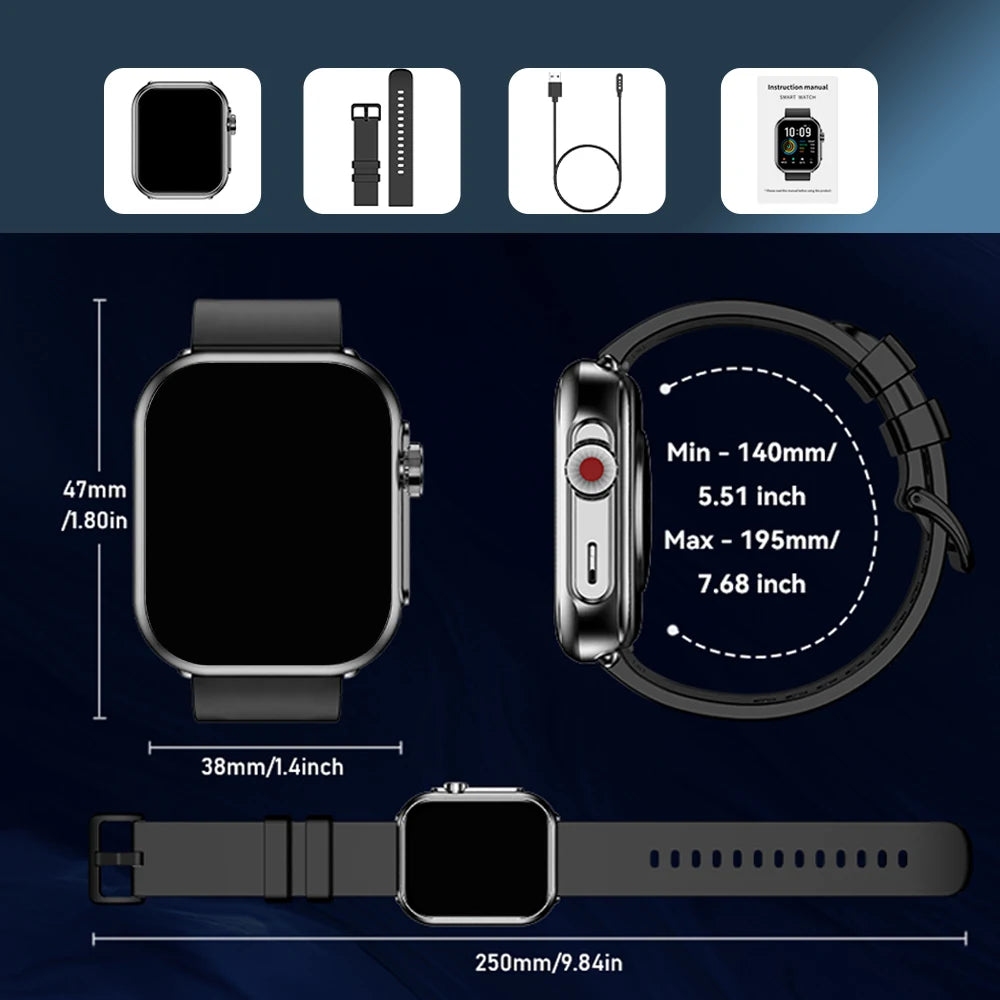 SENBONO Smart Watch for Men Women With 1000mAh Battery 100Day Standby Time Fitness Tracker IP68 Waterproof Watch for Android iOS