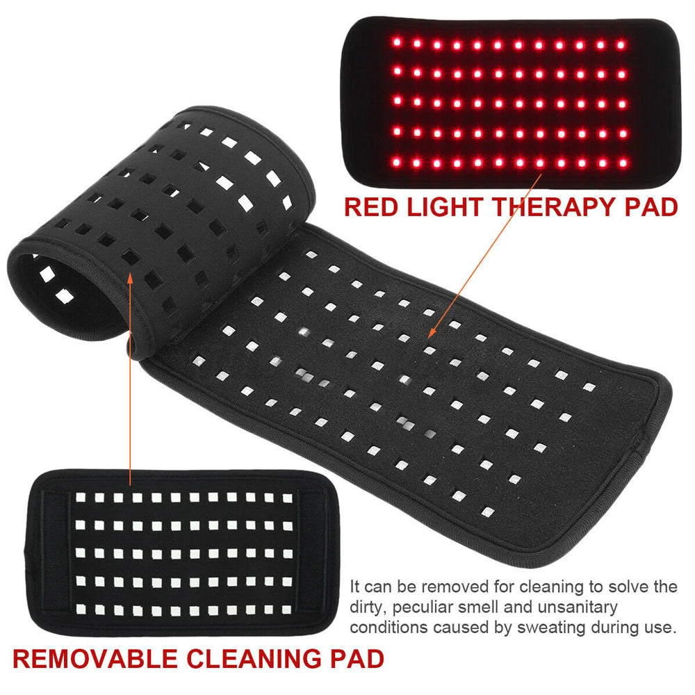 Infrared LED Light Therapy Heat Pad For Face Back Knees Hands Feet