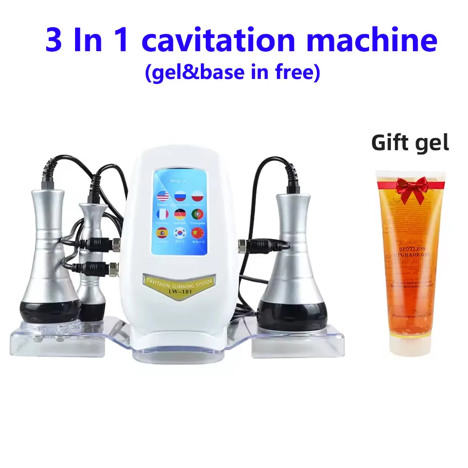 Moonic Beauty 40K 3in1 Cavitation Body Slimming Machine Vacuum Massager