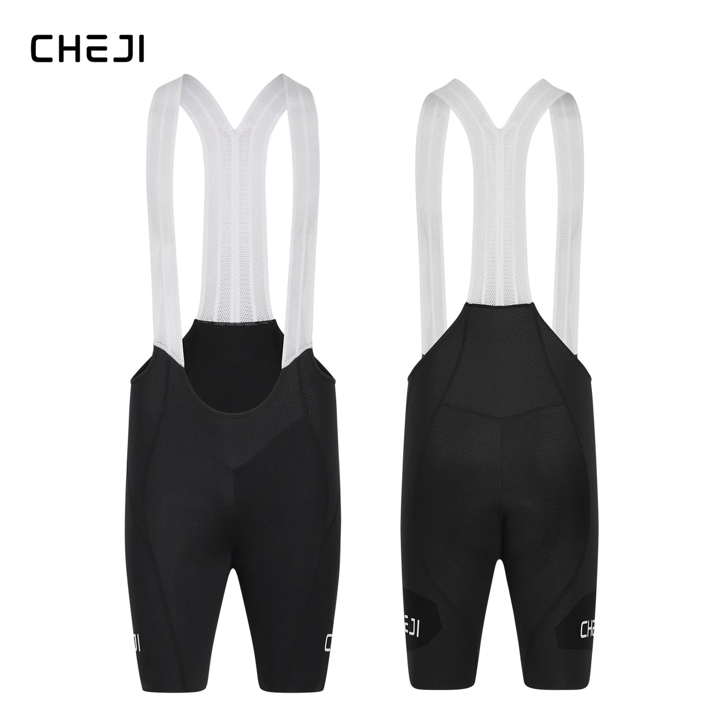 Cheji Men's Cycling Bib Shorts Seamless Breathable And Quick Drying