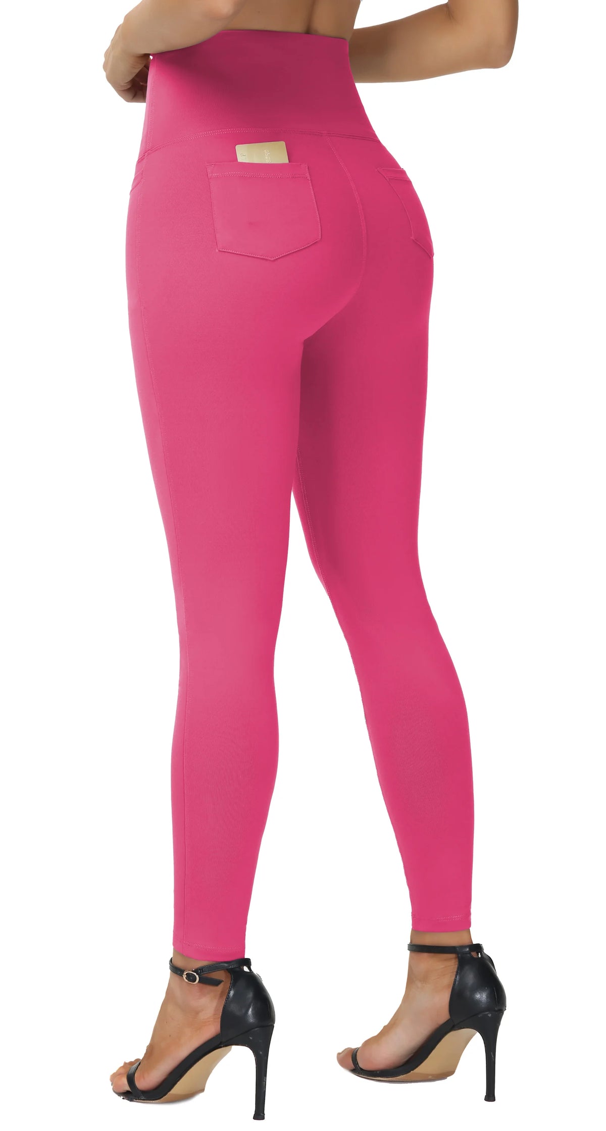 The Gym People Womens High Waisted Yoga Leggings With Pockets