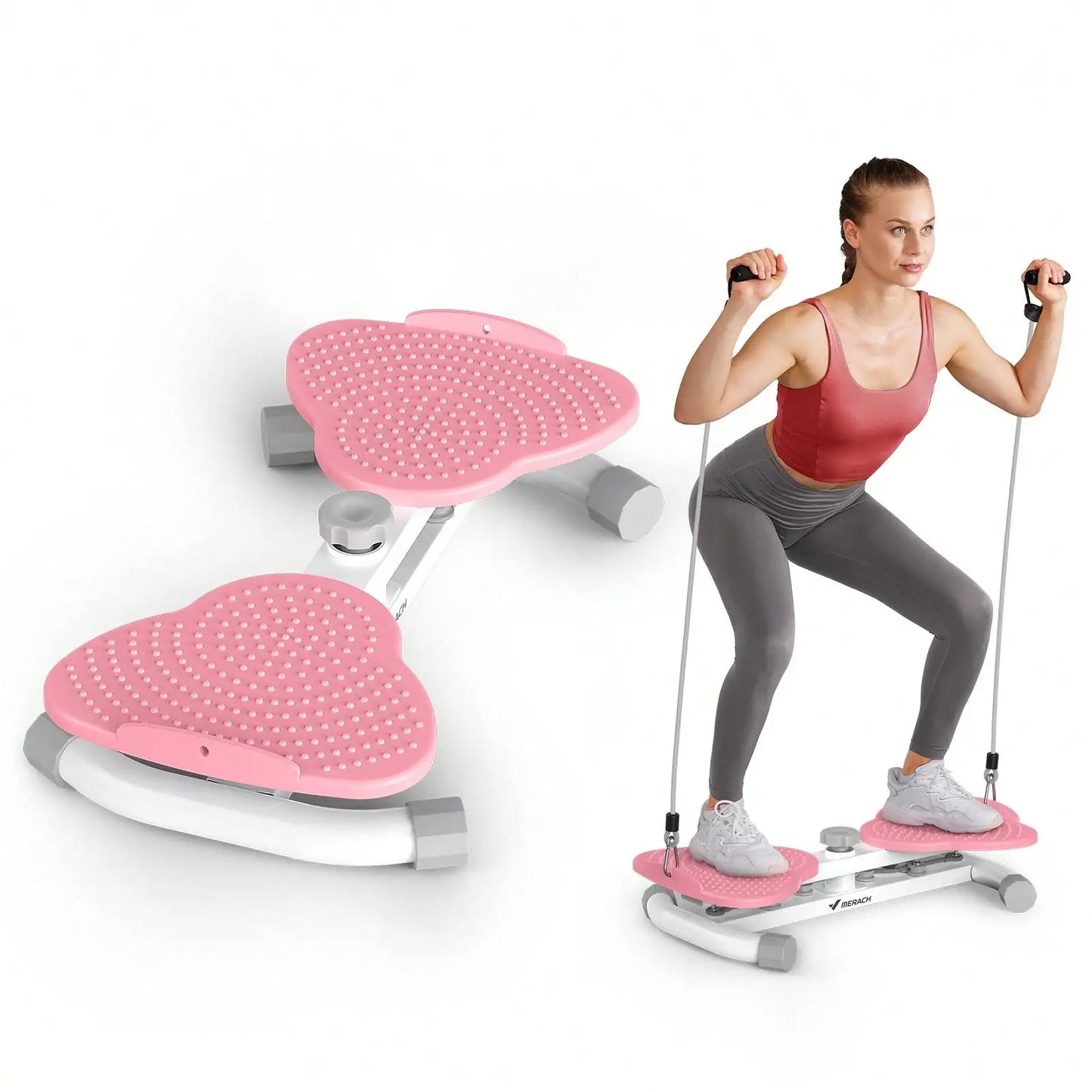 Waist Ab Machine, 300 Lbs Capacity Core & Abs Workout Equipment For Slim Waist, Quiet Home Gym Exercise Machine For Women & Men