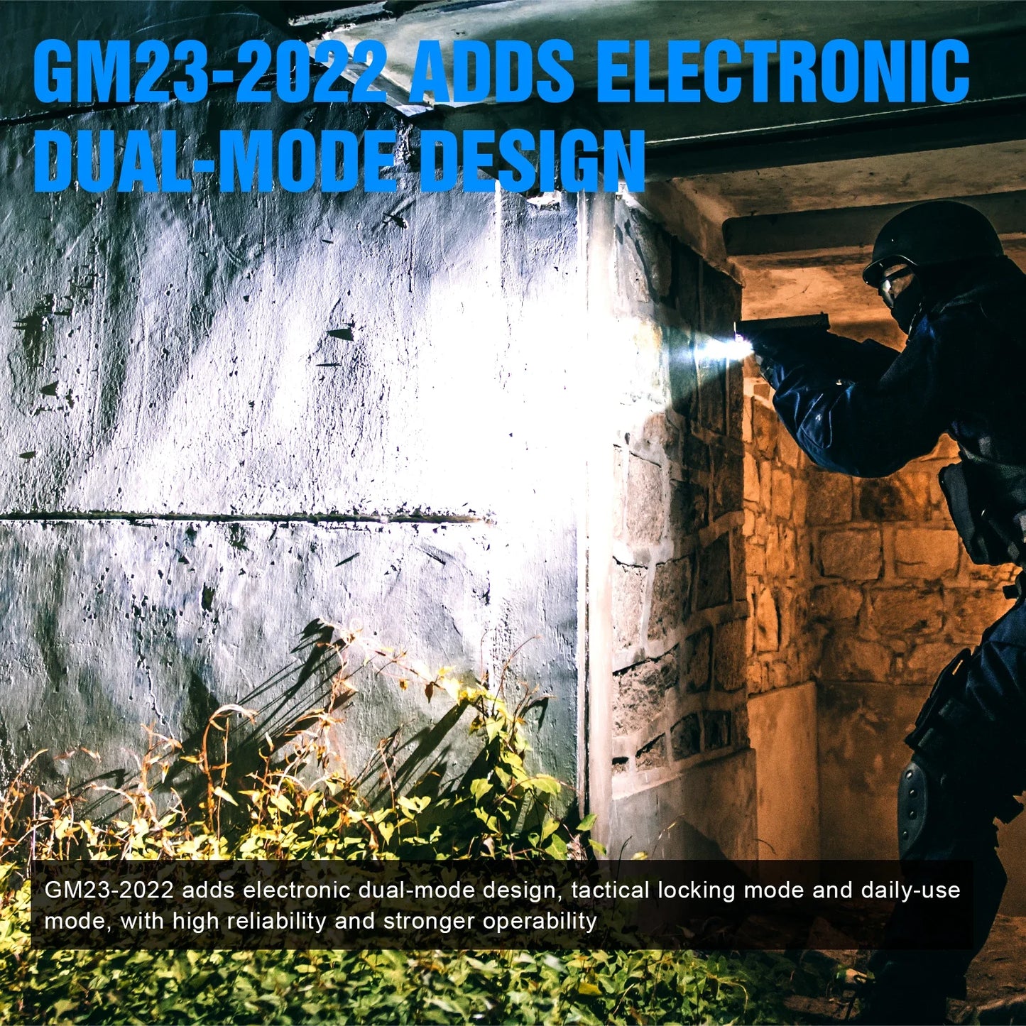 Trustfire GM23 Tactical Led Flashlight 800LM Rail Mounted USB Rechargeable Quick Release Light for Taurus Glock 17 19 TX2