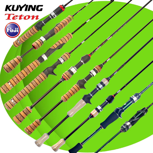 Kuying Teton Spinning Casting Rod With Fuji Parts Carbon Fiber