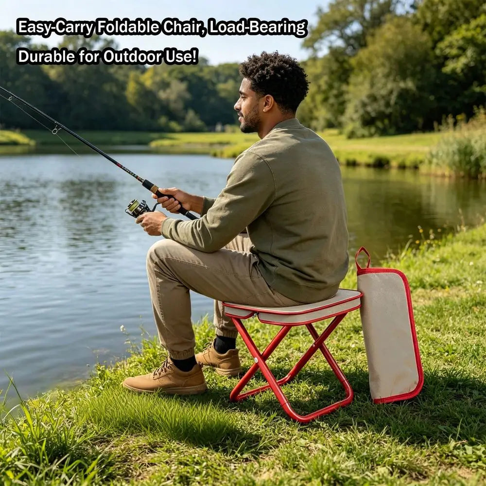 Camping Chair Collapsible Folding Chair With Strong Load Bearing Capacity