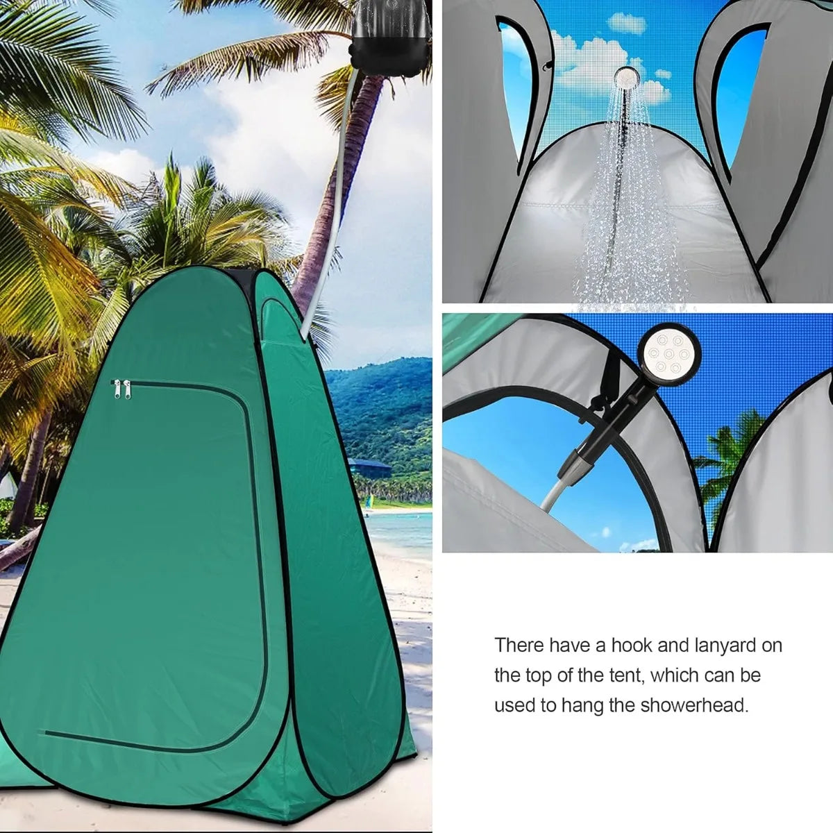 XIUWO Pop Up Privacy Tent Outdoor Camping Privacy Shelter