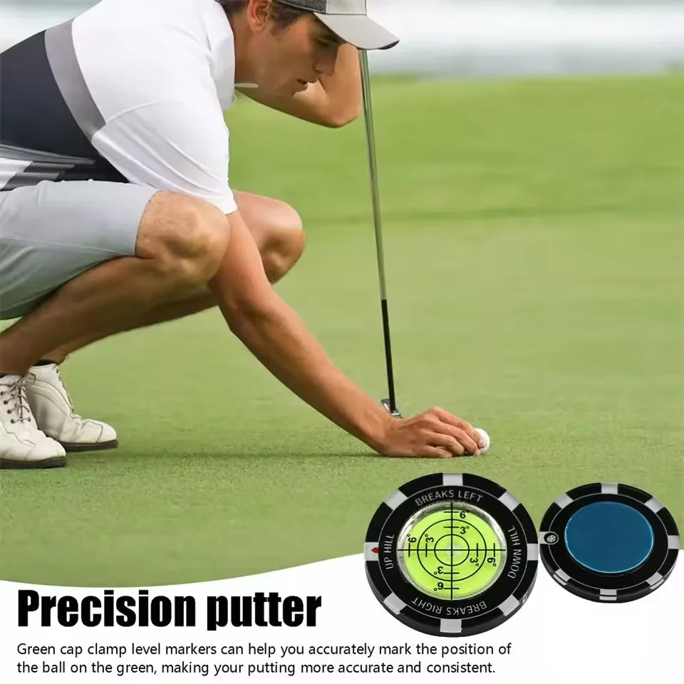 Summerwins Putt Green Reader Portable Golf Putting Tool Ball Marker