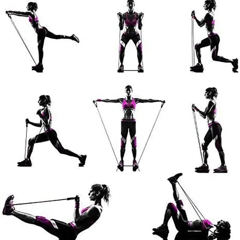 Resistance Bands With Handles For Home Gym Training