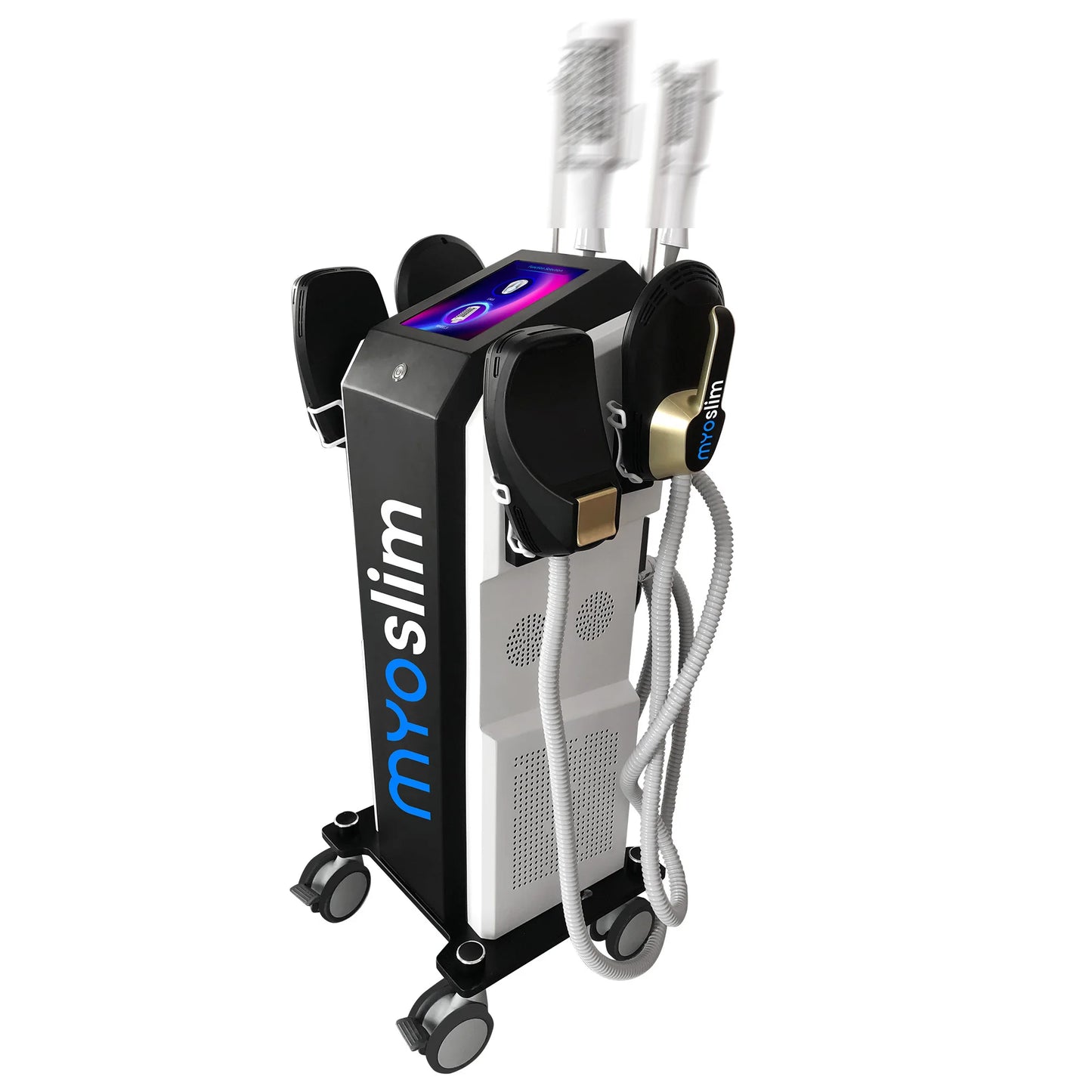 EMS Sculpting Machine, RFnova Roller Massage, 4 Handles, 5000W, Body Shaping, Fat Reduction, Muscle Sculpt, Salon Beauty Equipme