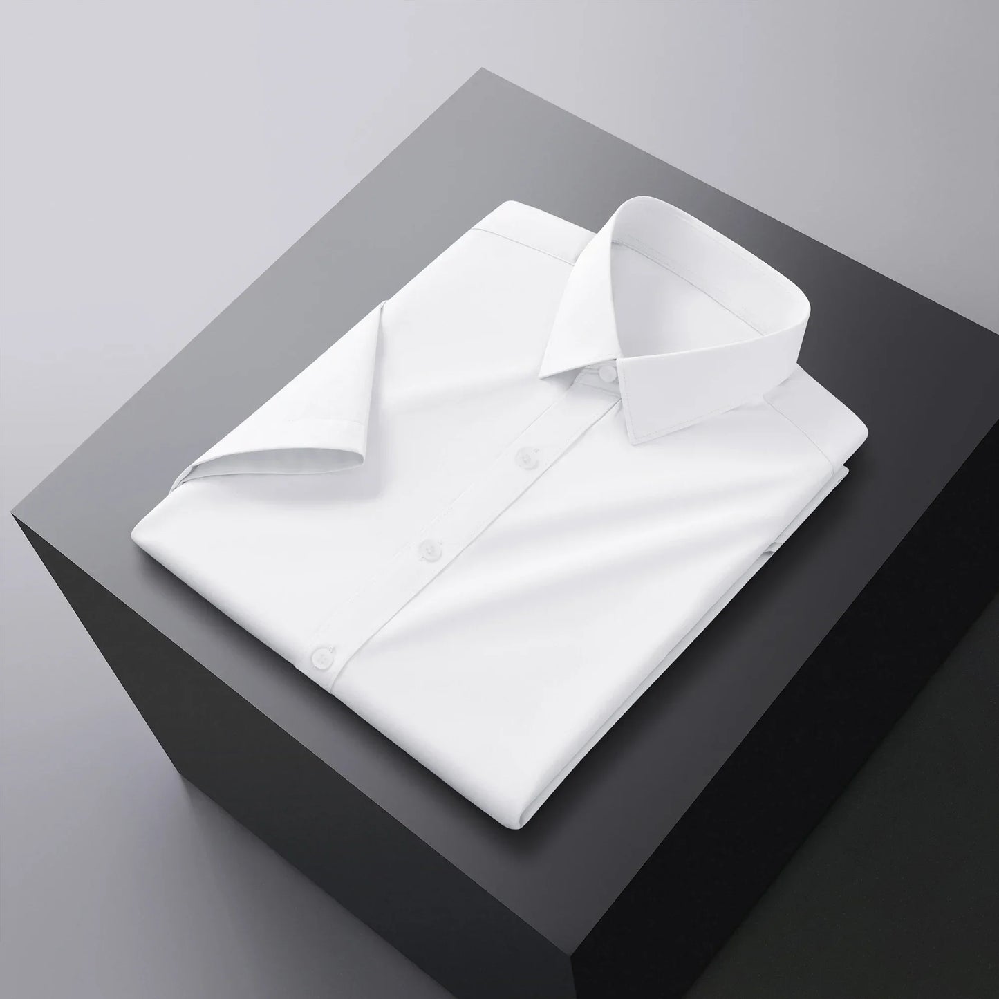 Men's Short Sleeve Business Casual Shirt No Ironing