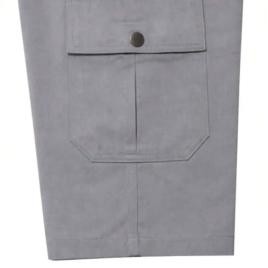 Mens Cotton Flex Stretch Cargo Shorts For Casual Summer Wear