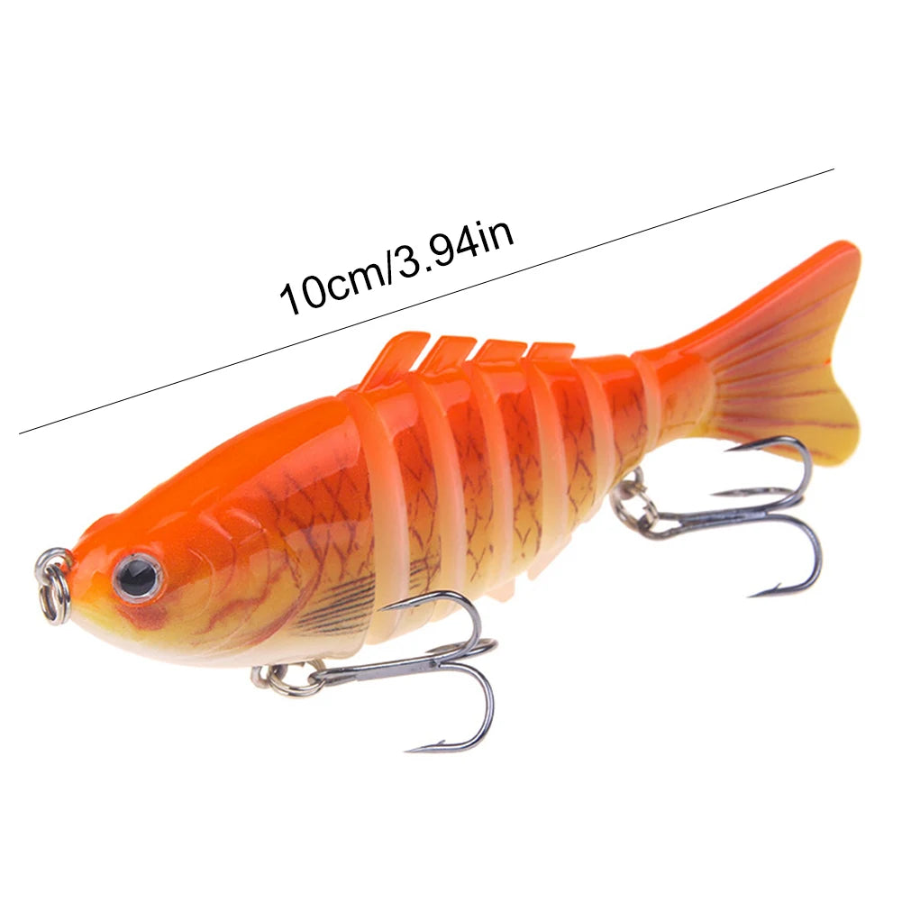 Sinking Wobblers Fishing Lures Lifelike Multi Jointed Swimbait 10cm 16g Multi-Section Hard Bait for Pike Bass Trout