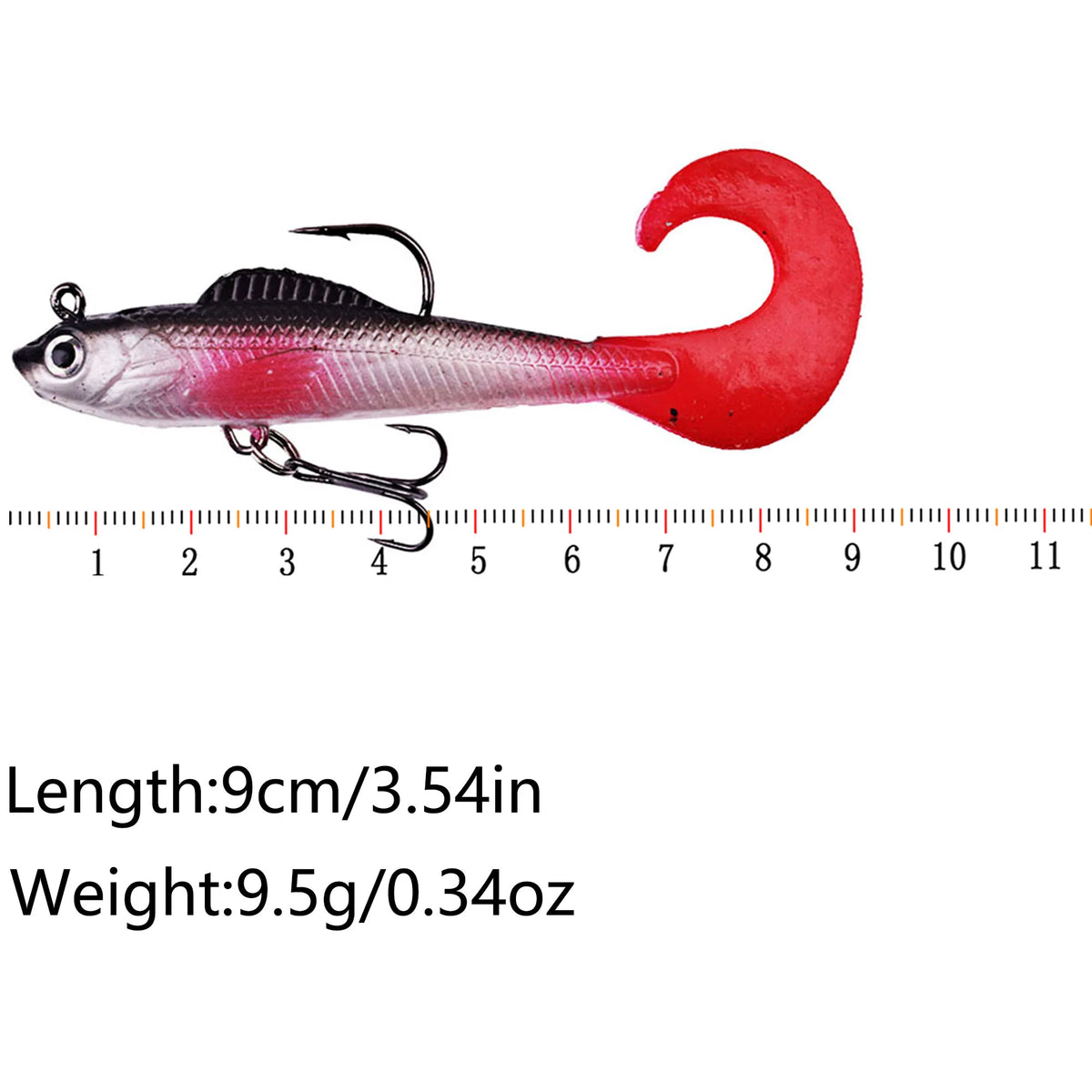 BODECIN Artificial Wobblers Soft Silicone Fishing Lures For Bass