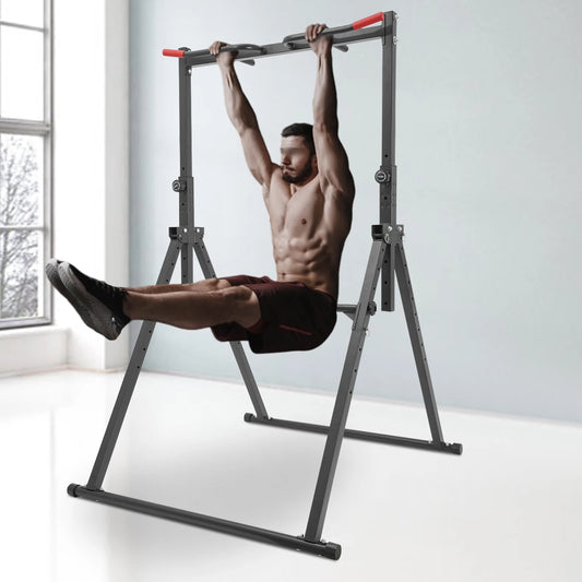 Power Tower Pull Up Bar Dip Bar Free Standing Station