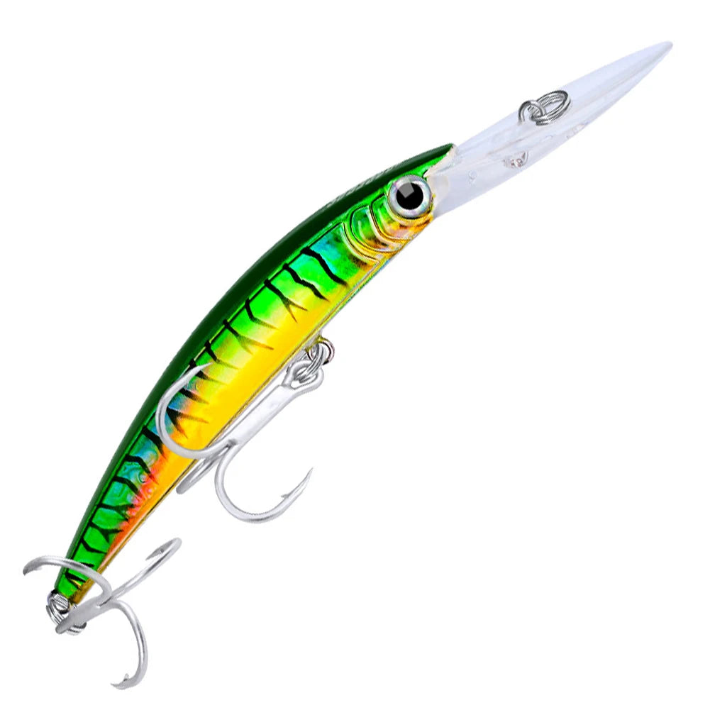 Shunmaii Minnow Plastic Hard Baits With 3D Eyes And Hooks