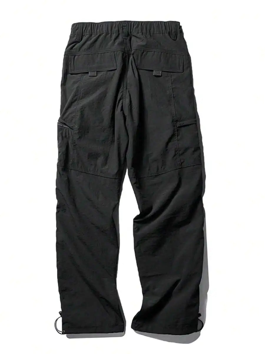 Loose Fit Cargo Trousers For Men With Multi Pocket Outdoor Hiking Climbing Pants