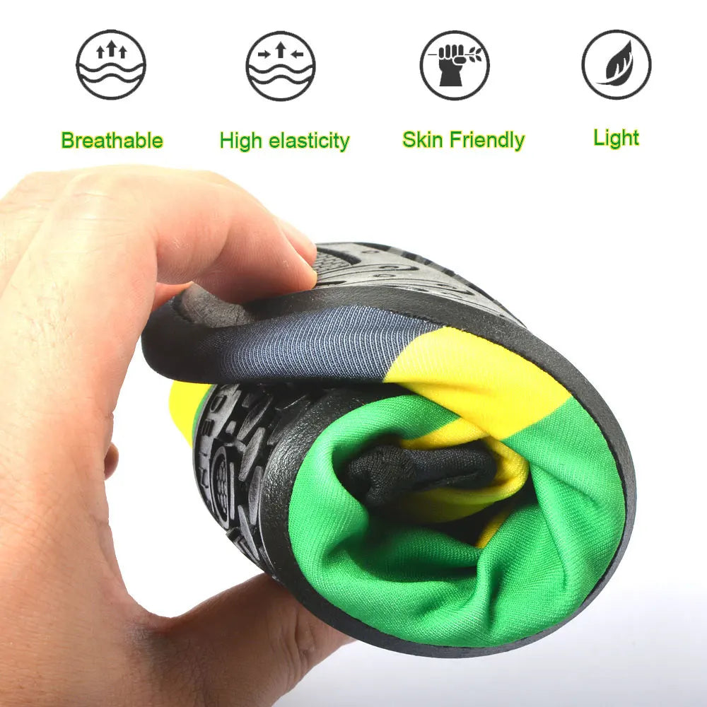 Quick-Dry Water Shoes Unisex Beach Footwear For Surfing Jamaica Flag