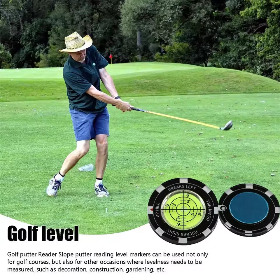 Summerwins Putt Green Reader Portable Golf Putting Tool Ball Marker