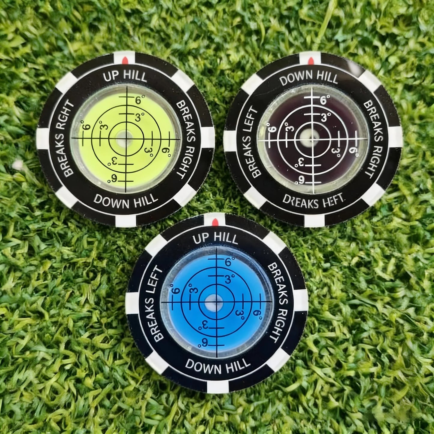 Summerwins Putt Green Reader Portable Golf Putting Tool Ball Marker