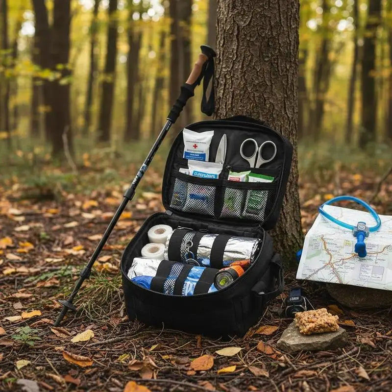 Trauma Medical Bag 250PCS For Camping Hiking Boat, 600D Nylon Survival Gear Emergency Equipment Outdoor Adventure Adventure Travel Essential Kit