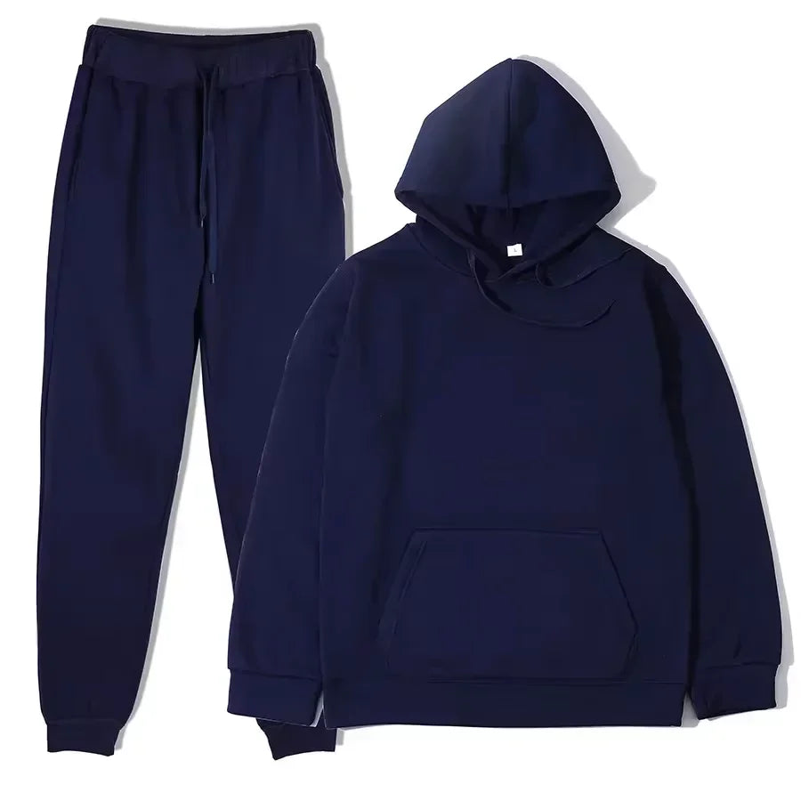 Winter Tracksuit Women Two Piece Set Oversized Hoodie and Pants