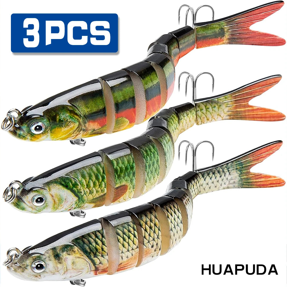 Fishing Lures 3 Pack Crank Baits For Saltwater And Freshwater