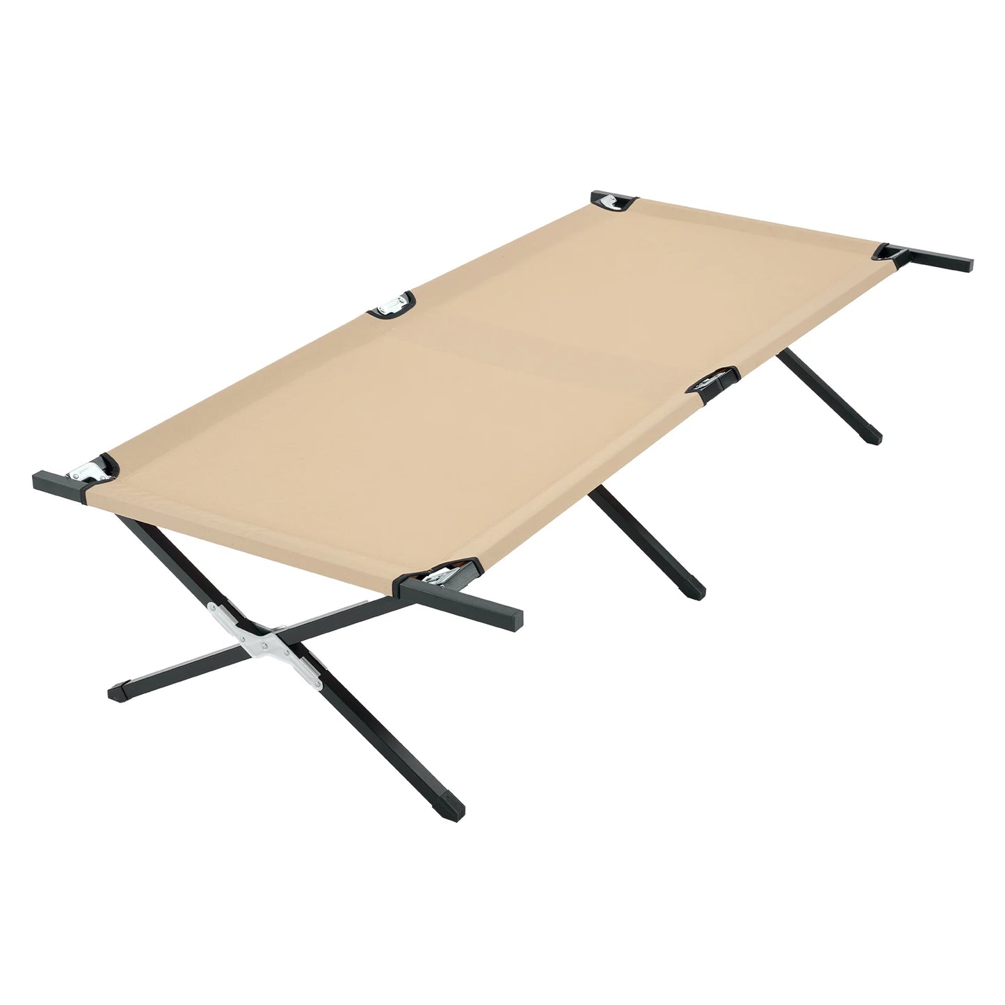 JHK Portable Folding Camping Cot Lounge Chair