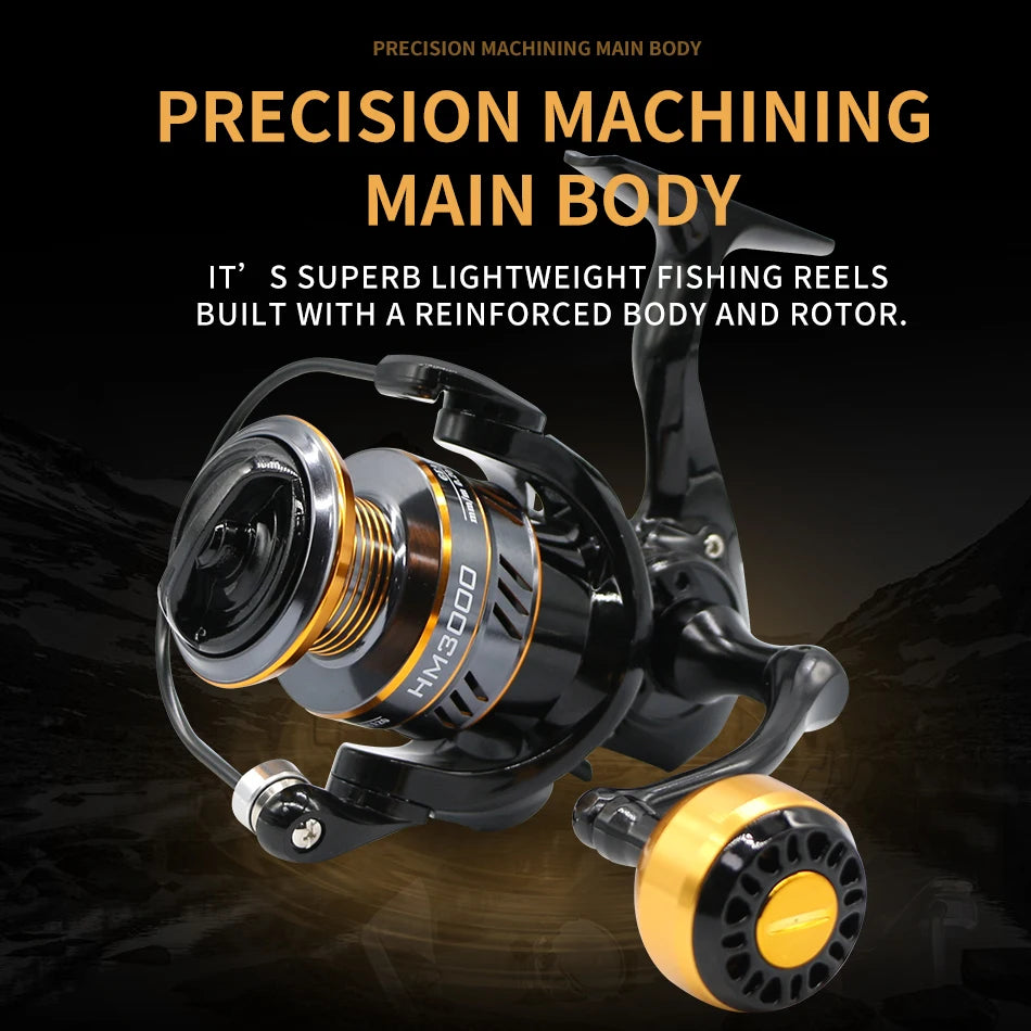 Rooblinos Spinning Fishing Reel 10kg Max Drag Performance