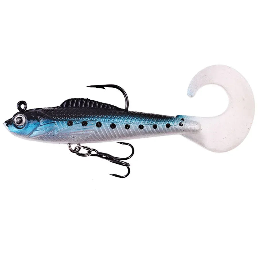 BODECIN Artificial Wobblers Soft Silicone Fishing Lures For Bass
