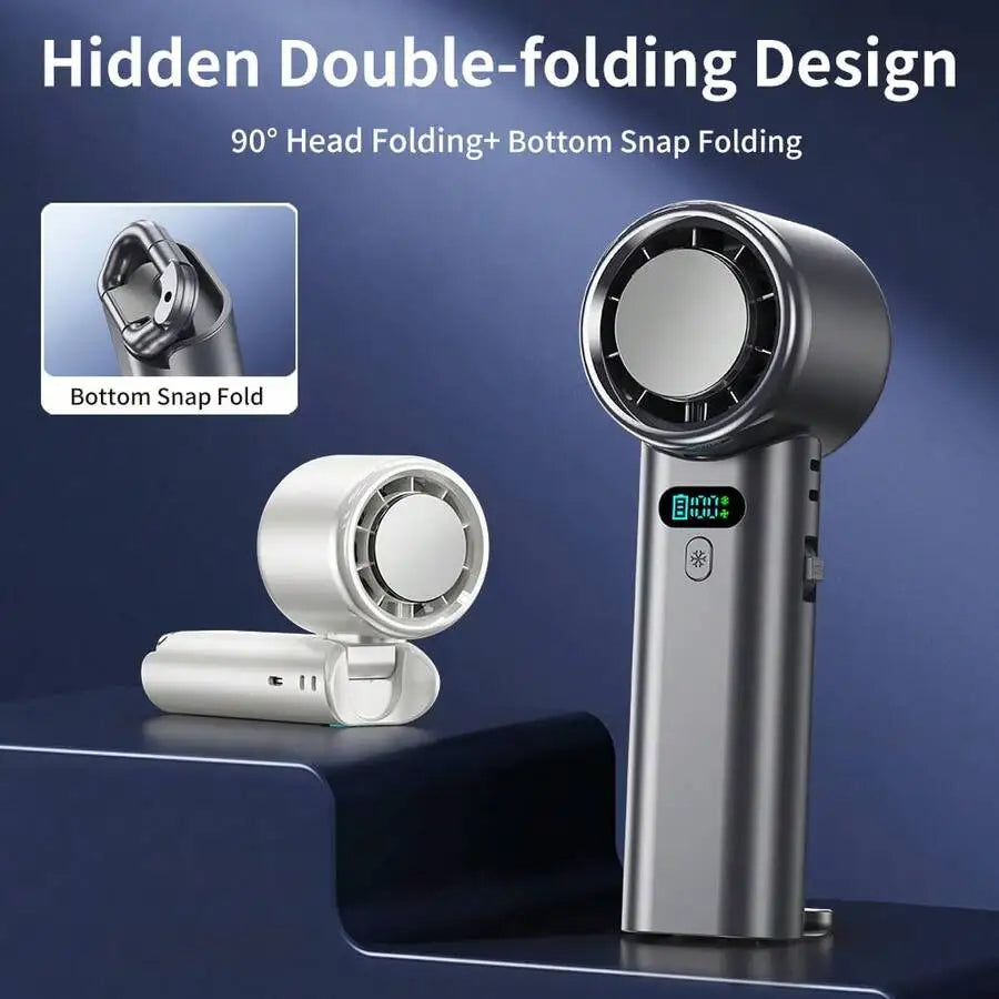 Cooling Handheld USB Mini Fan Portable High Speed Rechargeable