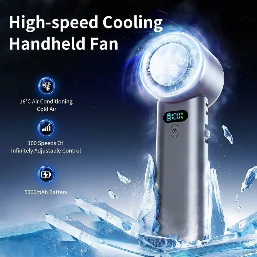 Cooling Handheld USB Mini Fan Portable High Speed Rechargeable