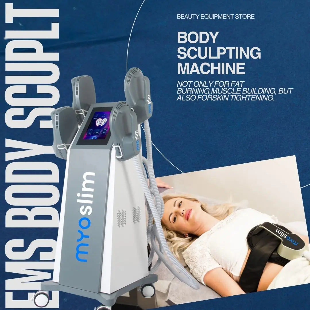 MYOSLIM 6500W Body Sculpting Machine With 200Hz Muscle Stimulator