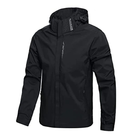 Women's Lightweight Waterproof Hooded Outdoor Rain Jacket for Hiking