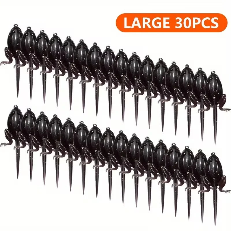 10/30 soft bodied small/large fly bait with hook - Realistic floating action bait - TPE material suitable for freshwater and sea