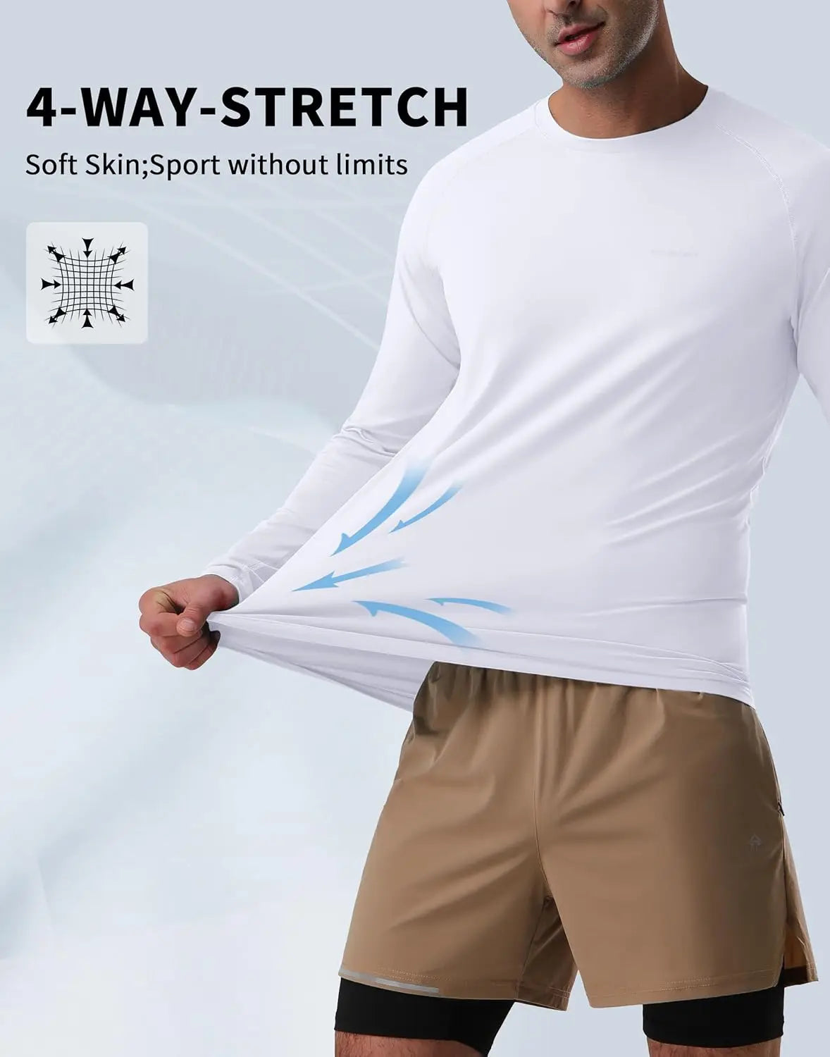 Pioneer Camp Men UPF50+ Quick Dry Sun Protection Rash Guard