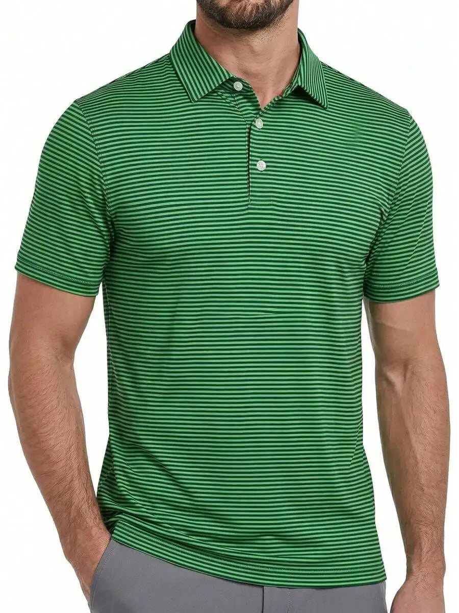 Mens 4-5 Pack Shirts Quick Dry Short Sleeve Golf Casual Sport T-Shirts
