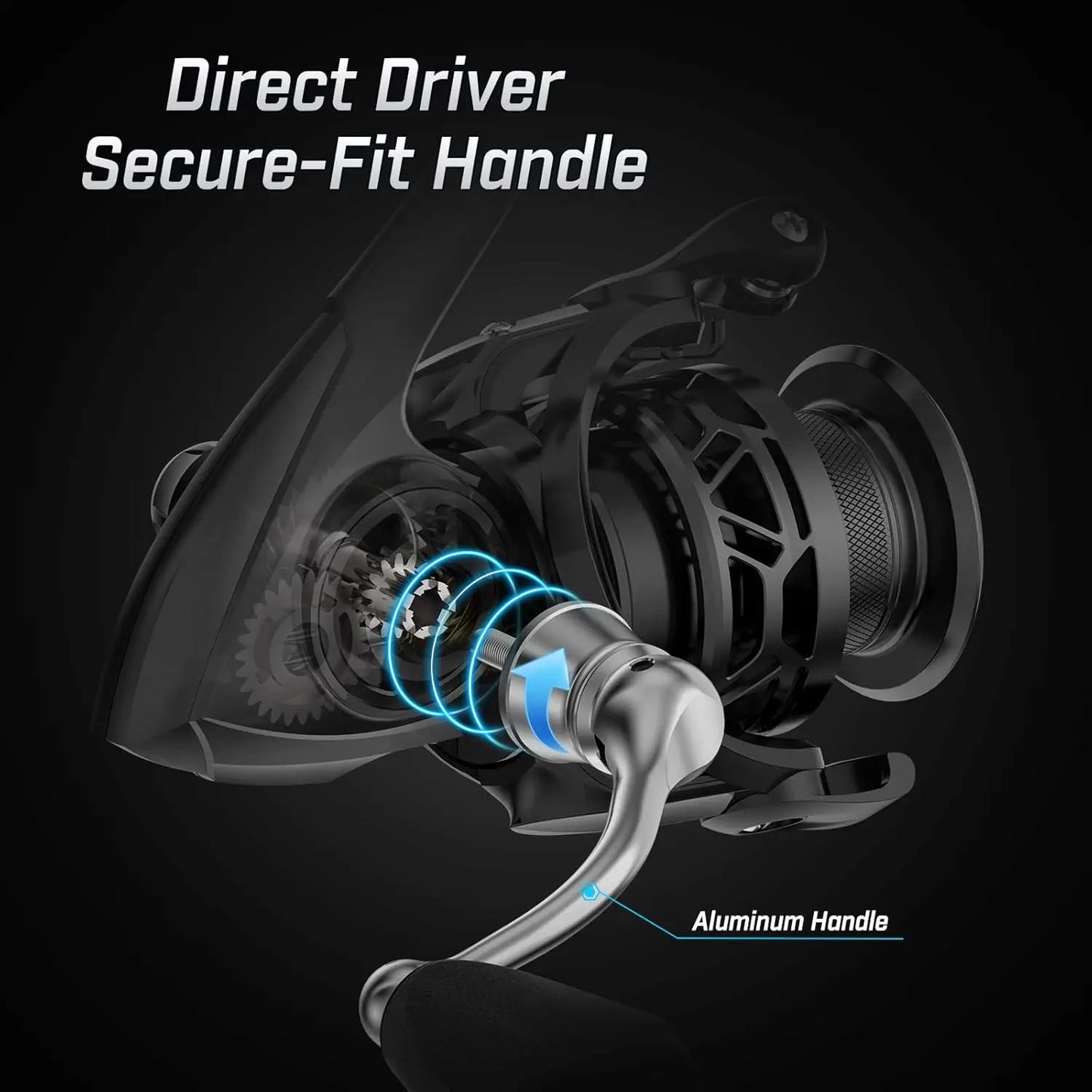 Carbon Fiber Spinning Reel 5.5oz 22LB Drag 10+1 Bearings 6.2:1/5.2:1 Freshwater Saltwater