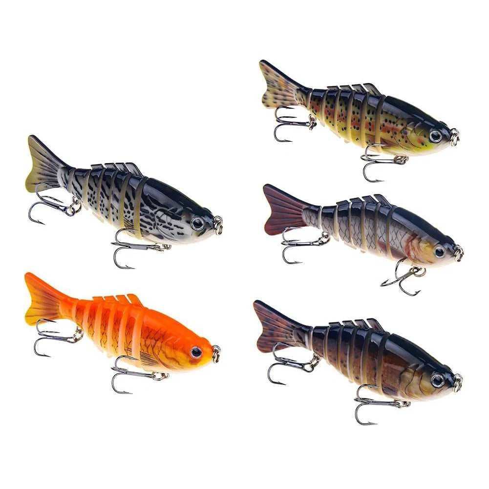 Sinking Wobblers Fishing Lures Lifelike Multi Jointed Swimbait 10cm 16g Multi-Section Hard Bait for Pike Bass Trout