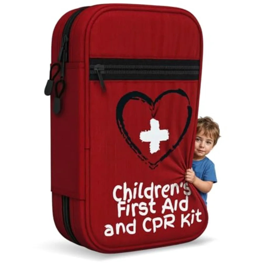 First Aid and CPR Kit for Children and Toddlers With Bandages
