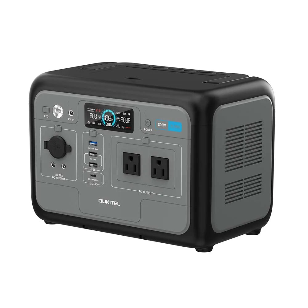 IEE P800 Portable Power Station 512Wh LiFePO4 Solar Generator