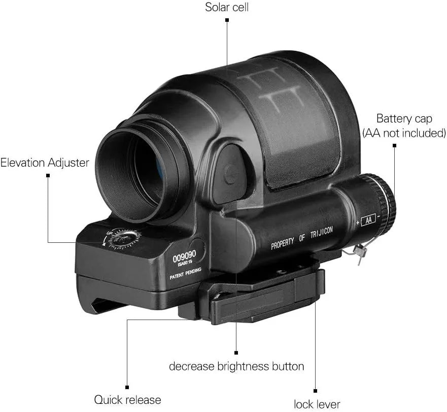 Nabila Hunting Reflex Sight 1X38 Red Dot With QD Mount